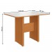 Mesa de Jantar 4 Lugares 10060.1 Freijó/Off White - Indékes