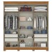 Guarda-Roupa Casal Dallas 6 Portas 4 Gavetas Nature/Off White - Henn