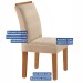 Mesa de Jantar 4 Lugares Laura Cinamomo/Off White/Suede Pena - Cel Móveis