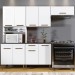 Cozinha Completa Atenas 9 Portas 1 Gaveta Branco - Kaiki Móveis