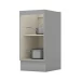 Armário de Cozinha Americana 1 Porta 100% Mdf Cinza C365 - Henn
