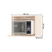 Armário Aéreo Cozinha Integra para Micro-Ondas 60cm Off White - Henn