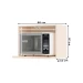 Armário Aéreo Cozinha Integra para Micro-Ondas 60cm Off White - Henn