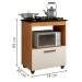 Armário de Cozinha para Cooktop Salvia 1 Porta 1248 Nature/Off White - Kaiki Móveis