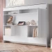 Cama de Casal Latino Articulável com Mesa de Estudos Branco - Art In Móveis