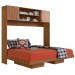 Cama de Casal Dallas Articulável com Aéreo Nogal - Art In Móveis