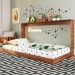 Cama de Solteiro Phoenix Articulável 90 Nogal - Art In Móveis
