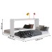 Cama de Solteiro Phoenix Dupla Articulável 90 Branco - Art In Móveis
