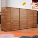 Cama de Solteiro Phoenix Dupla Articulável 90 Nogal  - Art In Móveis