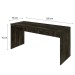 Mesa para Escritório W15 160 Carvalho Dark - Compace