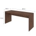 Mesa para Escritório W15 160 Nogal - Compace