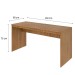 Mesa para Escritório W15 150 Lâmina Mel - Compace