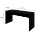 Mesa para Escritório W15 150 Preto ônix - Compace