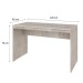 Mesa Escrivaninha W15 120 Snow - Compace