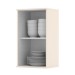 Armário Aéreo Cozinha Connect 1 Porta Off White C52 - Henn