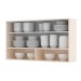 Armário Aéreo Cozinha 120 Cm Connect 1 Porta 100% Mdf Off White - Henn