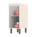 Armário de Cozinha 1 Porta Connect Off White C61 - Henn