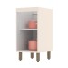 Armário de Cozinha 1 Porta Connect Off White C62 - Henn