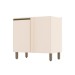 Armário de Cozinha para Canto Reto 1 Porta Connect Off White C68 - Henn