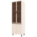 Cristaleira 4 Portas Connect Off White C71 - Henn