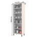 Cristaleira 4 Portas Connect Off White C71 - Henn