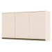 Armário Aéreo Cozinha 120cm Connect 3 Portas 100% Mdf Off White - Henn