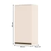 Armário Aéreo Cozinha Connect 1 Porta 100% Mdf Off White C81 - Henn
