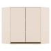 Armário Aéreo Cozinha 79 Cm Connect Oblíquo 2 Portas 100% Mdf Off White - Henn