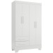 Guarda-Roupa Infantil 4 Portas 2 Gavetas Branco - Panorama Móveis