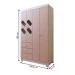 Guarda-Roupa Infantil Escotilha 4 Portas 3 Gavetas Branco/Rosa - Panorama Móveis