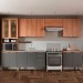 Cozinha Completa Sálvia 14 Portas 3 Gavetas com Vidro Freijó/Grafite 908434 - Telasul