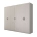 Guarda-Roupa Casal Vaticano 6 Portas 2 Gavetas Branco - Panorama Móveis