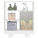 Cômoda Infantil Flocos 1 Porta 3 Prateleiras Branco - Tigus Baby
