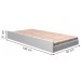Cama Infantil Auxiliar Solteiro 100% Mdf Branco - Tigus Baby