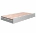 Cama Infantil Auxiliar Solteiro 100% Mdf Branco - Tigus Baby