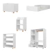 Quarto Infantil Completo Amarelinha 2 Gavetas Branco - Panorama Móveis