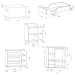 Quarto Infantil Completo Amarelinha 2 Gavetas Branco - Panorama Móveis