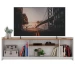 Rack para TV Até 60 Polegadas 2 Portas Branco/Nogal - Hecol Móveis