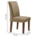 Mesa de Jantar 6 Lugares Genova/Luísa com Vidro Chocolate/Off White/Marrom Claro - Cel Móveis