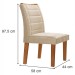 Mesa de Jantar 8 Lugares Nápoles/Genova com Vidro Cinamomo/Off White/Bege - Cel Móveis