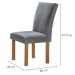 Mesa de Jantar 4 Lugares Kansas/Canela com Vidro Cinamomo/Off White/Suede Cinza 17992 - Cel Móveis