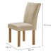 Mesa de Jantar 6 Lugares Kyra/Canela com Vidro Cinamomo/Off White/Suede Cru - Cel Móveis