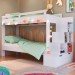 Beliche Infantil 2 Gavetas com Escada Branco - Completa Móveis