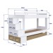 Treliche 2 Gavetas Branco/Aveiro Oak - Completa Móveis