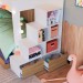 Treliche 2 Gavetas Branco/Aveiro Oak - Completa Móveis