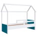 Cama Infantil Montessoriana Branco/Azul Secreto - Completa Móveis