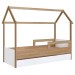 Cama Infantil Bicama Aveiro Oak/Branco - Completa Móveis