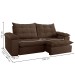 Sofá 4 Lugares Retrátil e Reclinável Espanha 250cm Marrom - Celflex