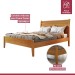 Cama de Casal Esmeralda 160cm Amêndoa Mel - Josandro