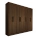 Guarda-Roupa Casal Castlewood 8 Portas 4 Gavetas Castanho Hp - Panorama Móveis
